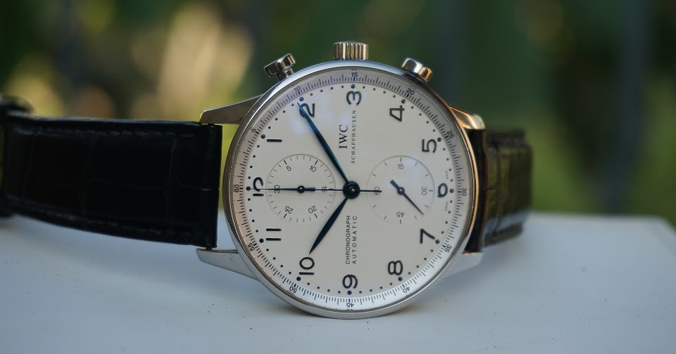 Jam tangan for sale IWC Portuguese Automatic Chronograph Ref.371417 (SOLD)