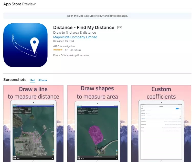 trip distance calculator app