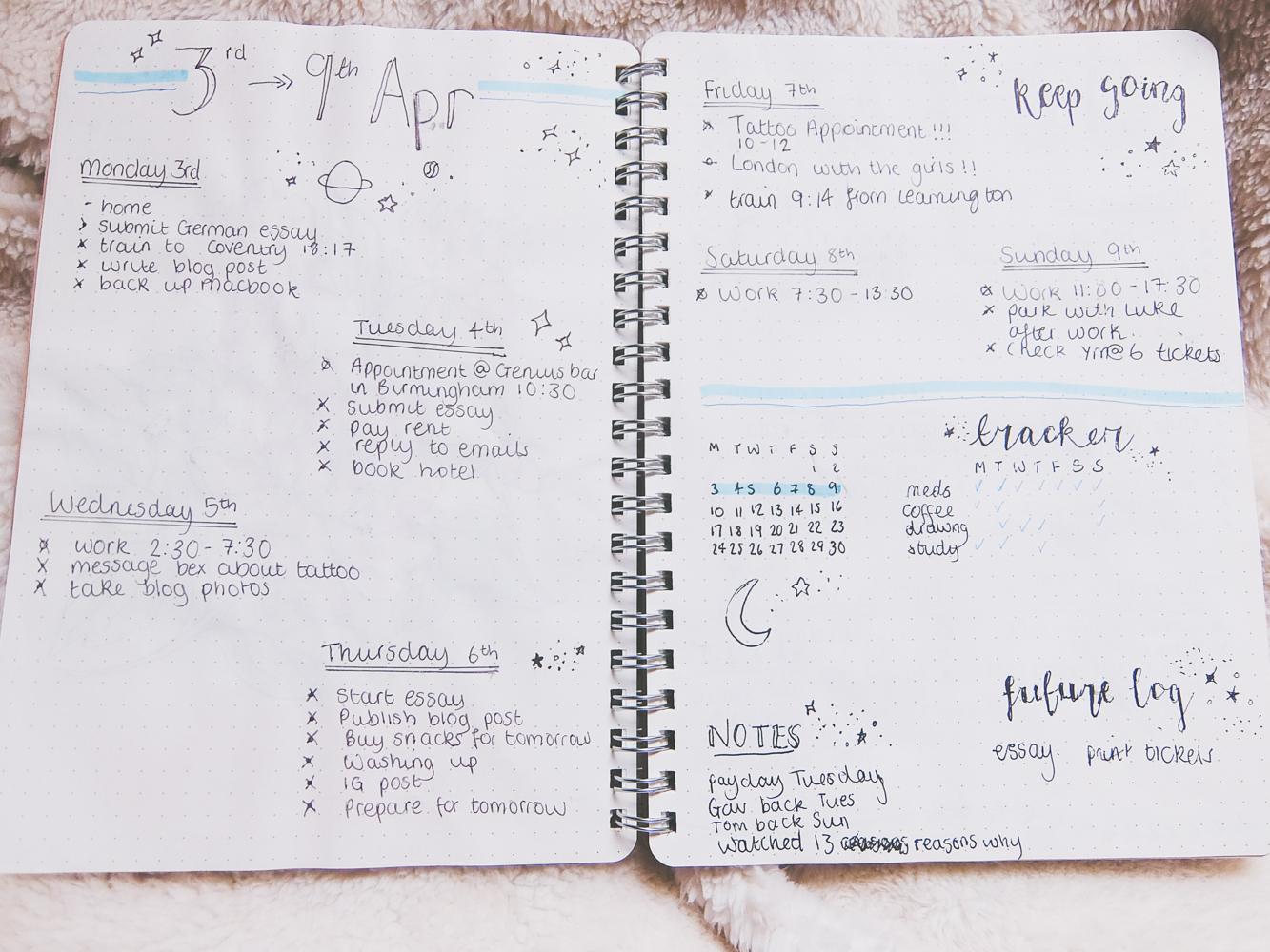 Bullet Journal Walkthrough | www.hannahemilylane.com