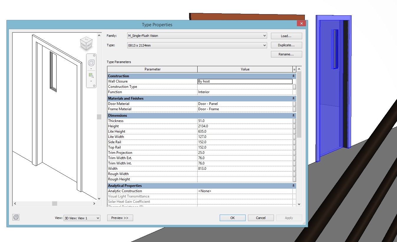 Revit дверь скрытого монтажа