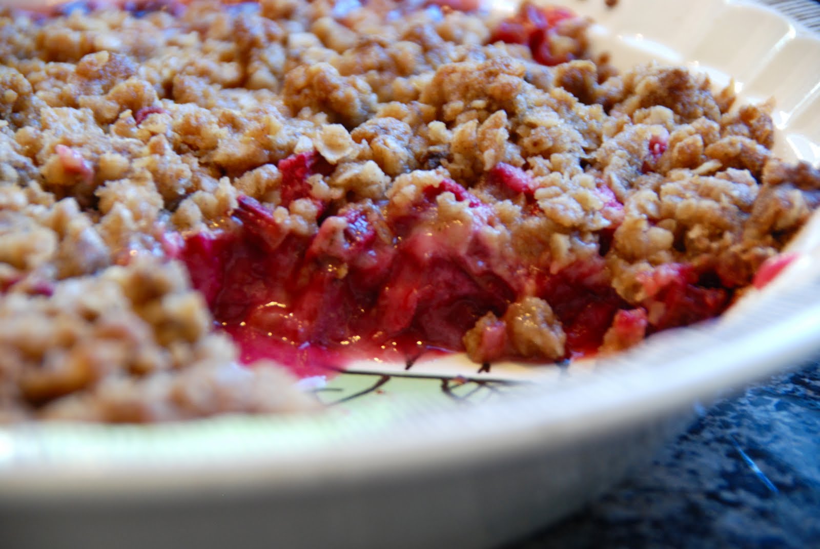 strawberry rhubarb crisp recipe martha stewart