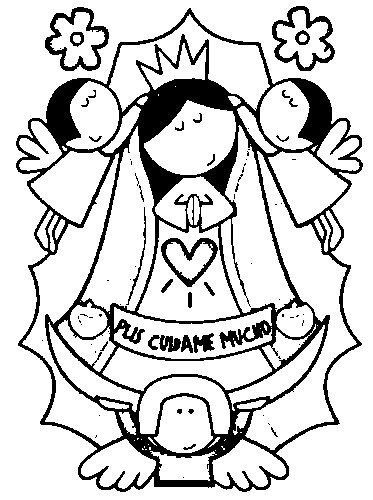 Compartiendo Por Amor Dibujos Coronacion Virgen Maria