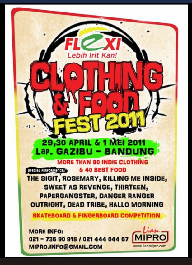 Flexi clothing and food fest - Bandung