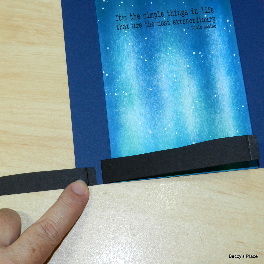 Beccy's Place Tutorial Shadow Box Card