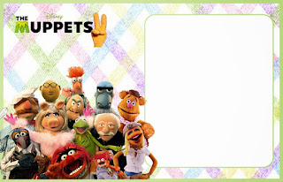 Para hacer invitaciones, tarjetas, marcos de fotos o etiquetas, para imprimir gratis de  los Muppets.