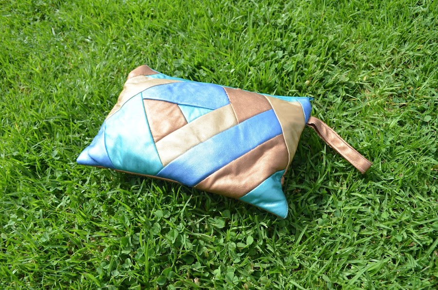 tutorial clutch patchwork polipiel