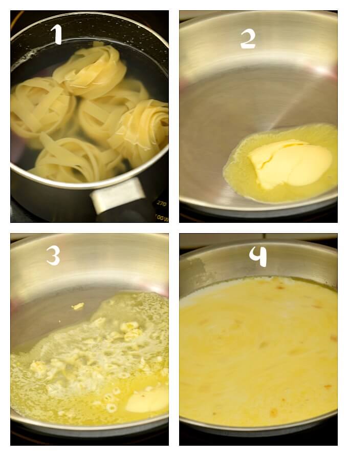 steps to make easy chicken alfredo