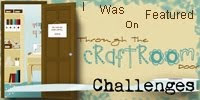 My Paintbox Poppets Card has been featured in Through The Craftroom Door