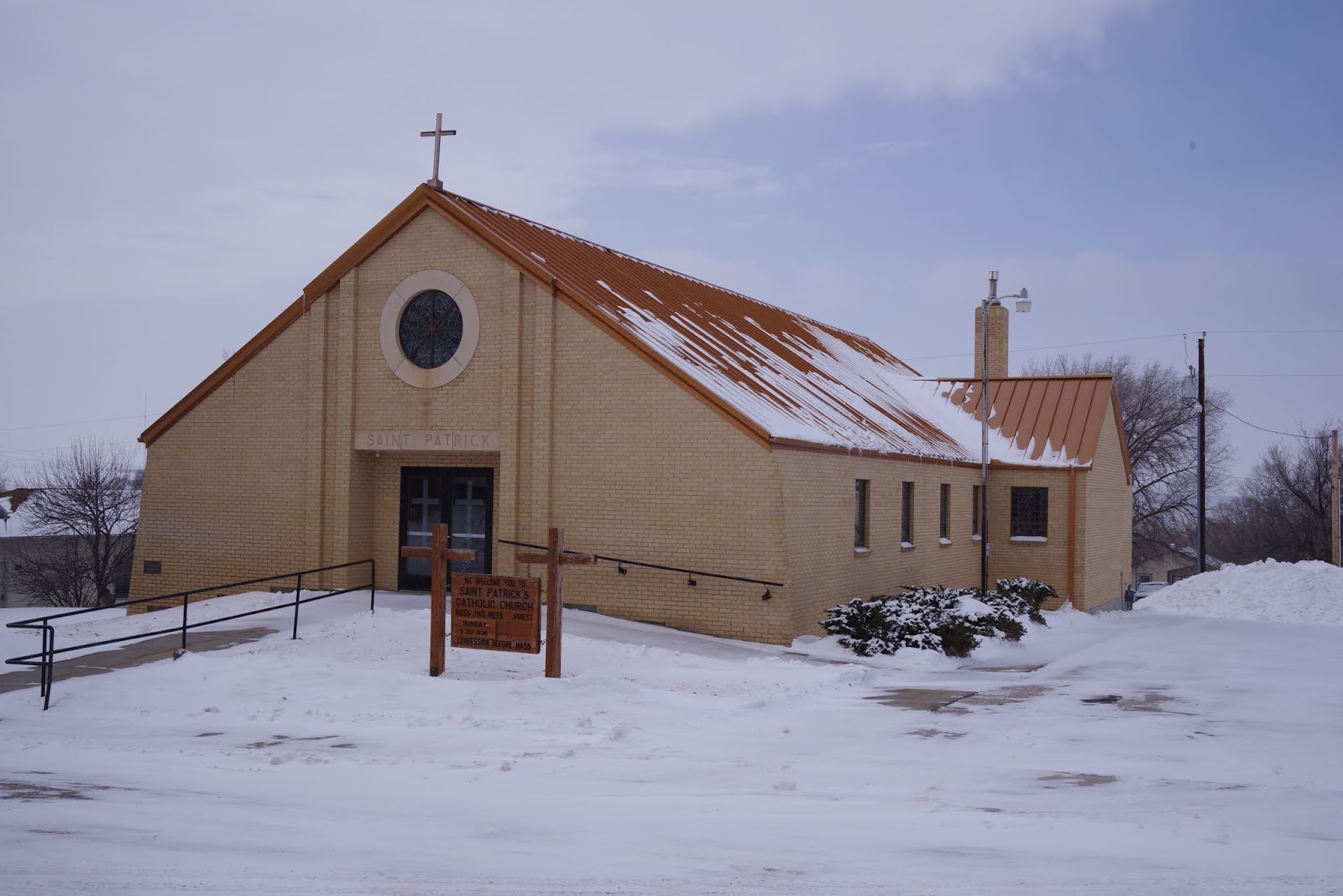 Churches of the West St. Patrick's Catholic Church, Moorcroft Wyoming