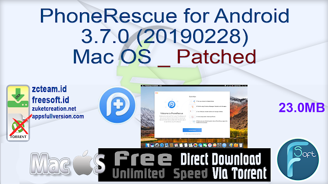PhoneRescue for Android 3.7.0 (20190228) Mac OS _ Patched_ ZcTeam.id