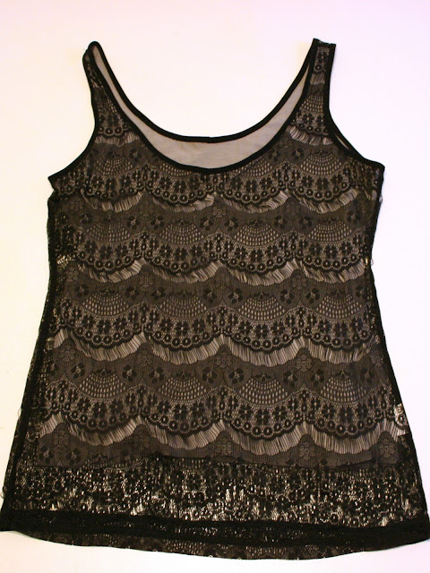 Pretty lace and tee-into-tank makeover / Create / Enjoy