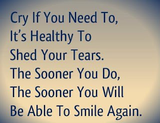 quote cry if you need and smile