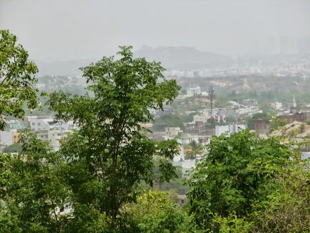 Views of Hyderabad from Falaknuma Palace