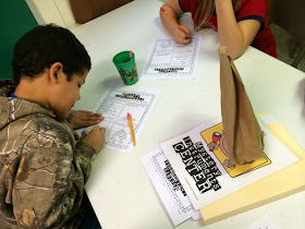 Mystery Instruments Music Workstation is a great way to get students thinking about the characteristics of instruments.  Simple idea that can be used for several grade levels. FUN!