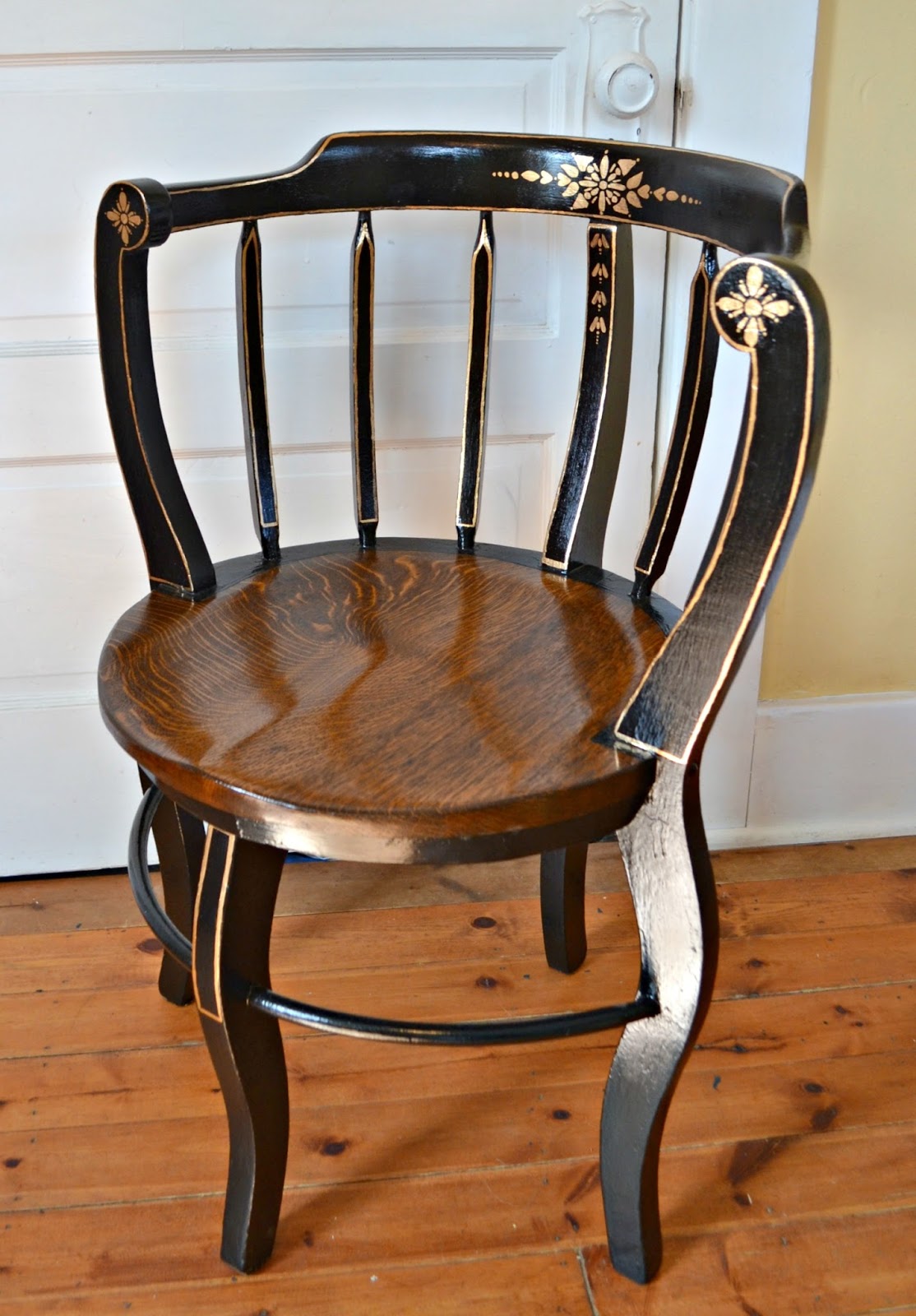Heir and Space An Antique Oak Corner Chair