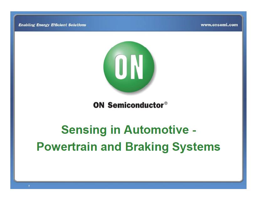 AUTOMOTIVE BOOKS SENSING IN AUTOMOTIVE POWERTRAIN AND BRAKING SYSTEM
