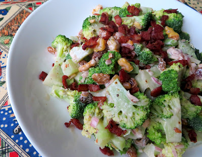 Broccoli Salad for Two