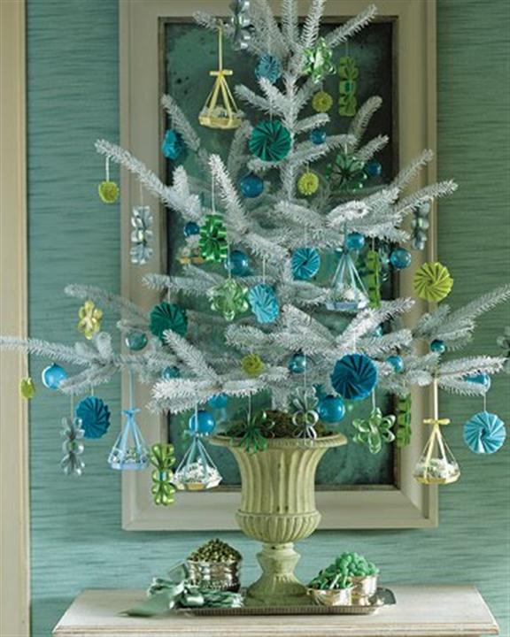 Small Tabletop Decorated Christmas Trees Small Tabletop Decorated Christmas Trees