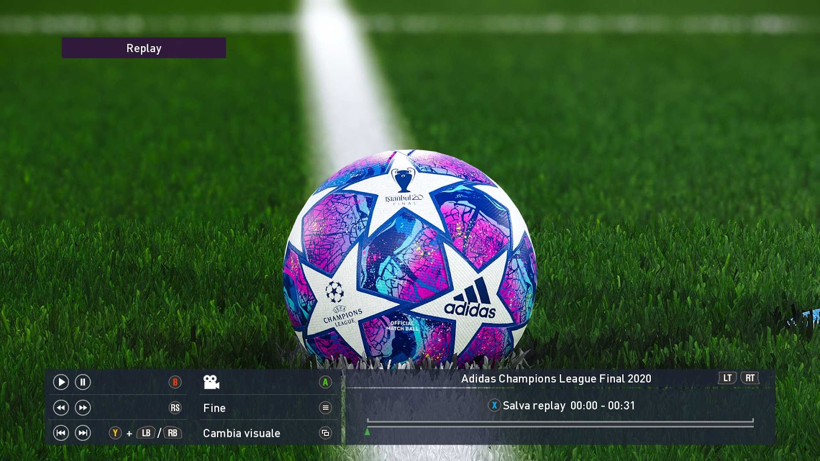 Champions League Final 2020 Ball For PES 2020 and PES 2019
