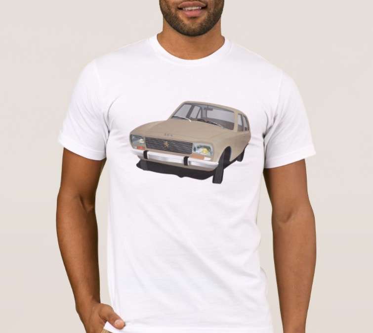 Peugeot 504 T-shirt | Car shirts | Classic, retro and vintage cars
