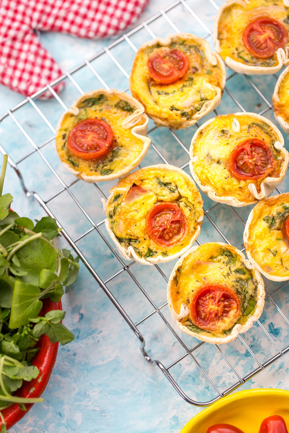 Fun and Simple Mini Quiches Back to School with Watercress. Claire's