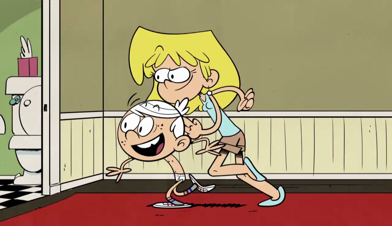 Shirtless Drawn Cartoon Boys & Men: Lincoln Loud in Briefs