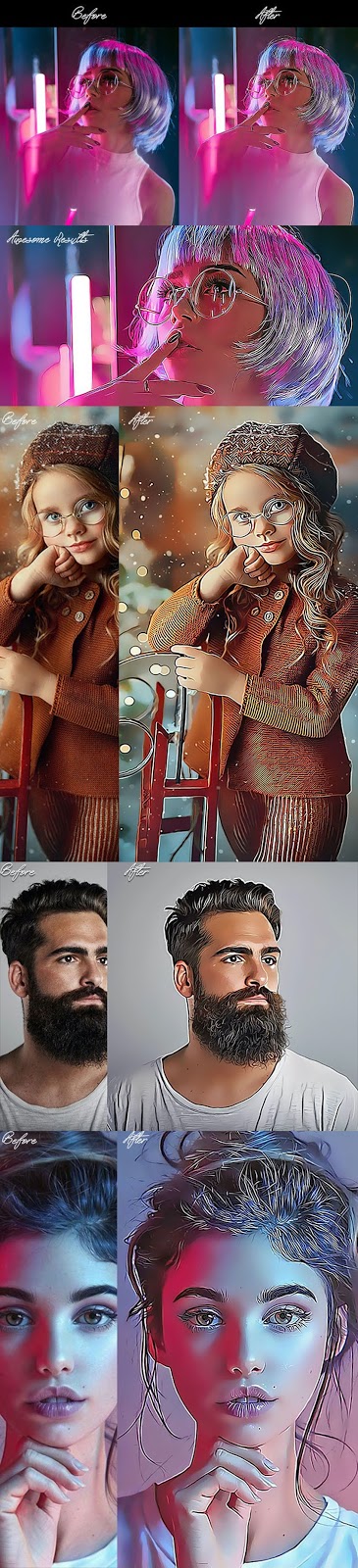 Vector Painting Photoshop Action 26527521 2 Vector Painting Photoshop Action 26527521