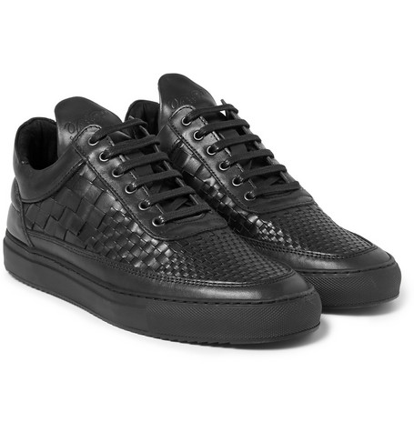 Woven Staple: Filling Pieces Woven Leather Sneakers | SHOEOGRAPHY