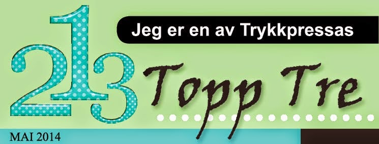 Trykkpressa - Topp tre mai 2014