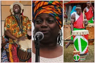 Drums are a central part of African and African-American church services