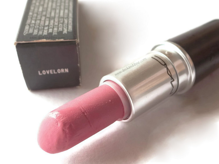 MAC Lovelorn Lipstick Review, Swatch, LOTD Deck and Dine