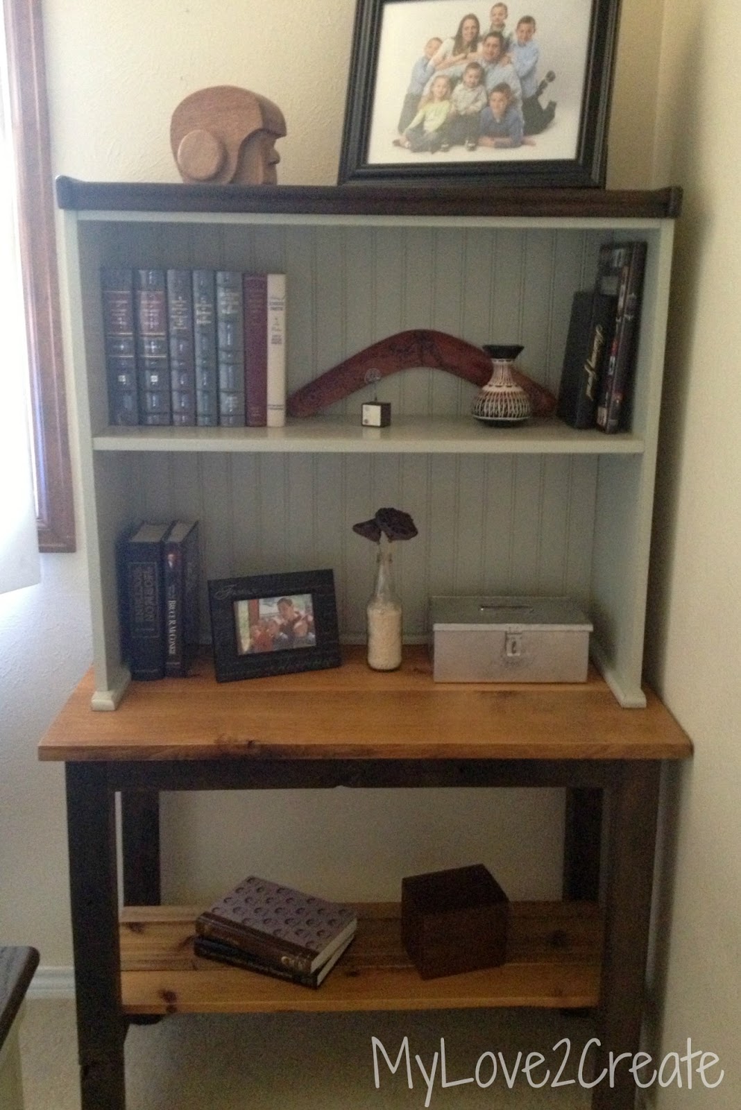 Desk and Hutch Makeover My Love 2 Create