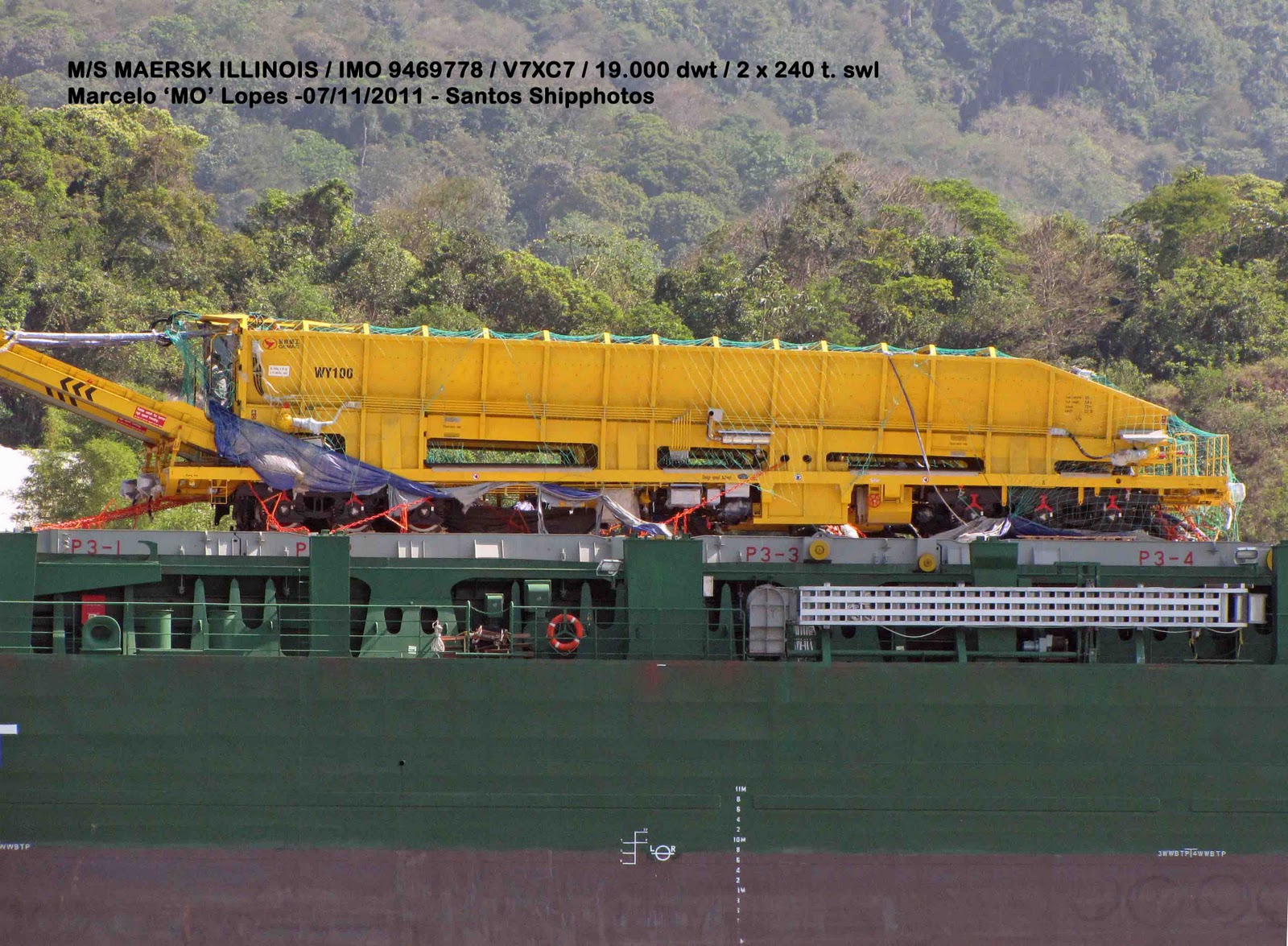 Santos Shiplovers M/S Maersk Illinois / V7XC7 Imagens de sua