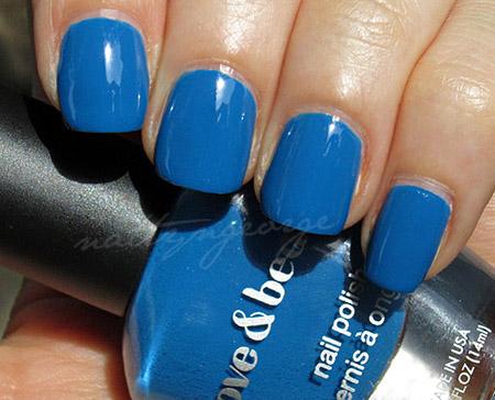 NOTD: Love & Beauty Blue Nail Polish! Love this shade!