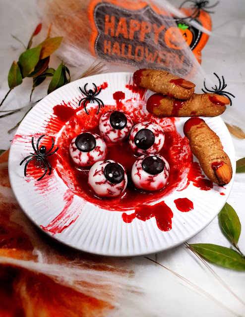 YEUX HALLOWEEN _ energy balls proteinees au chocolat & puree de cacahuetes_sans gluten