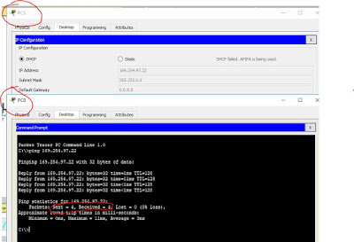 ping en Packet Tracer