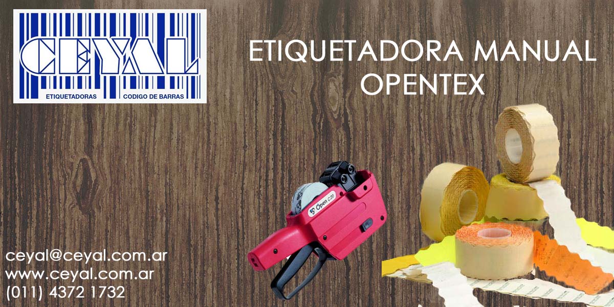 Etiquetadora Manual impresas Camisas remeras textil y general envios interior argentina