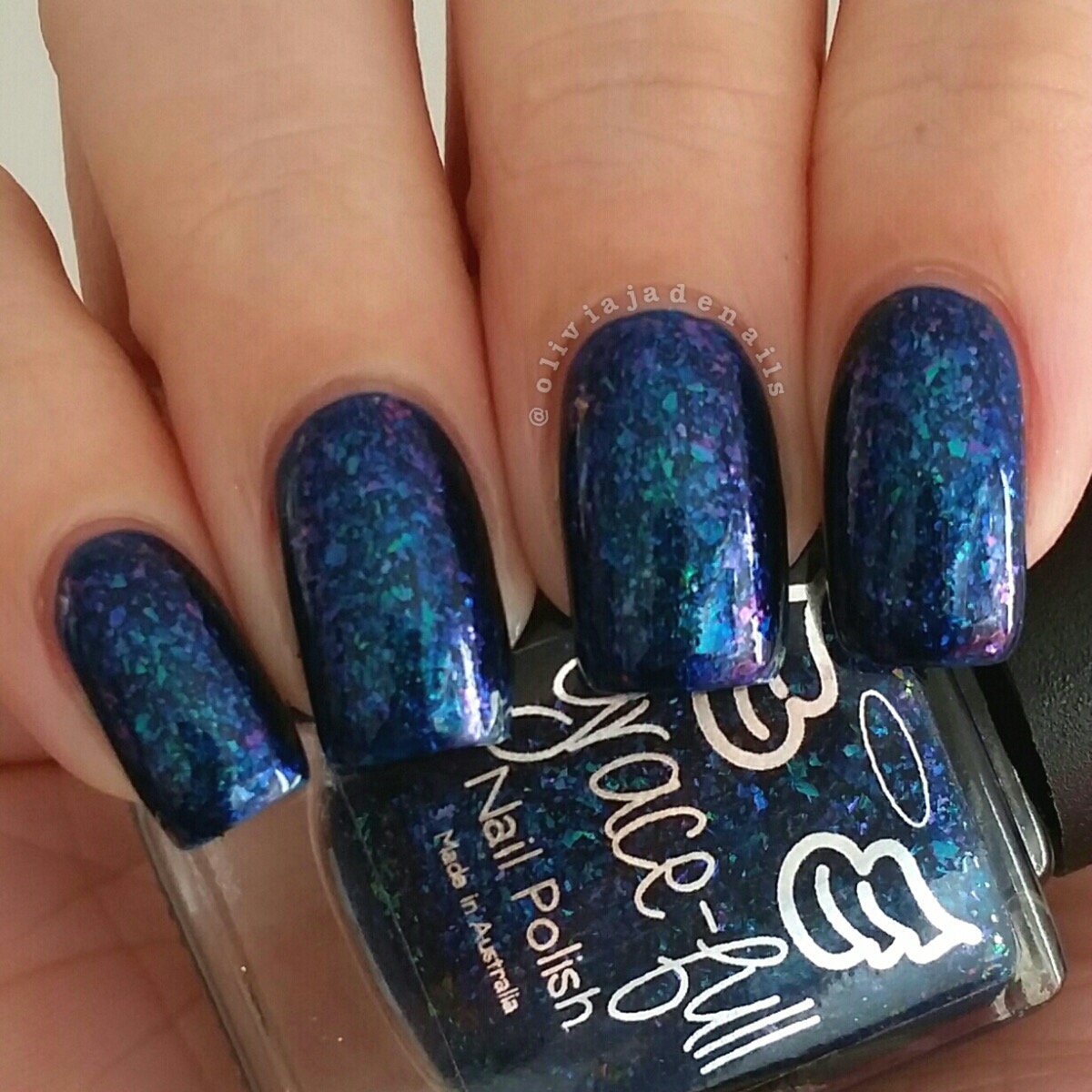 Grace-full Nail Polish Michel's Underwear swatched by Olivia Jade Nails