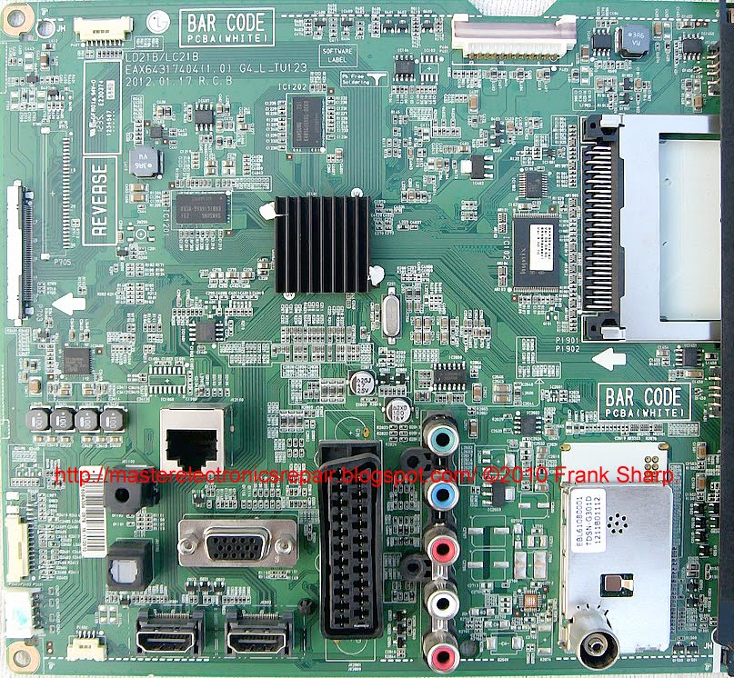Master Electronics Repair !: REPAIR / SERVICING TV LG 42LS562T