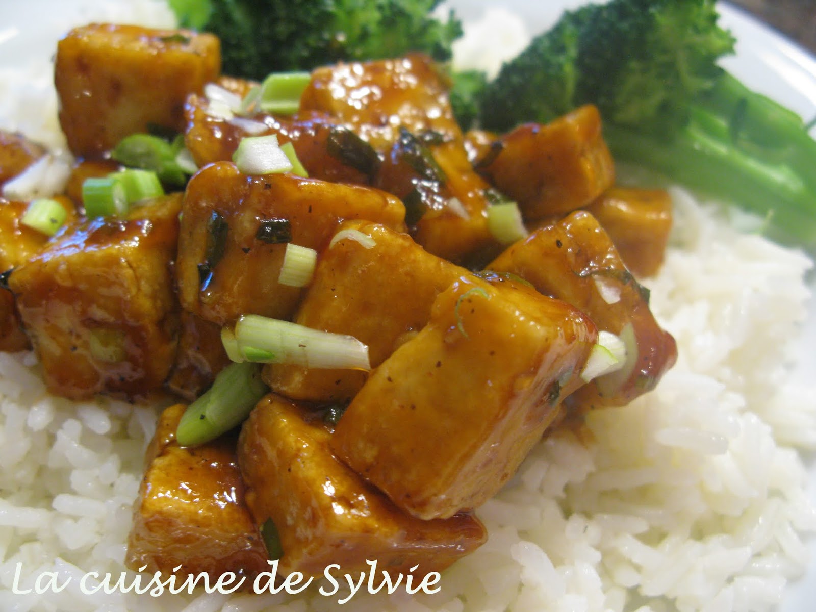 La cuisine de Sylvie Tofu Général Tao