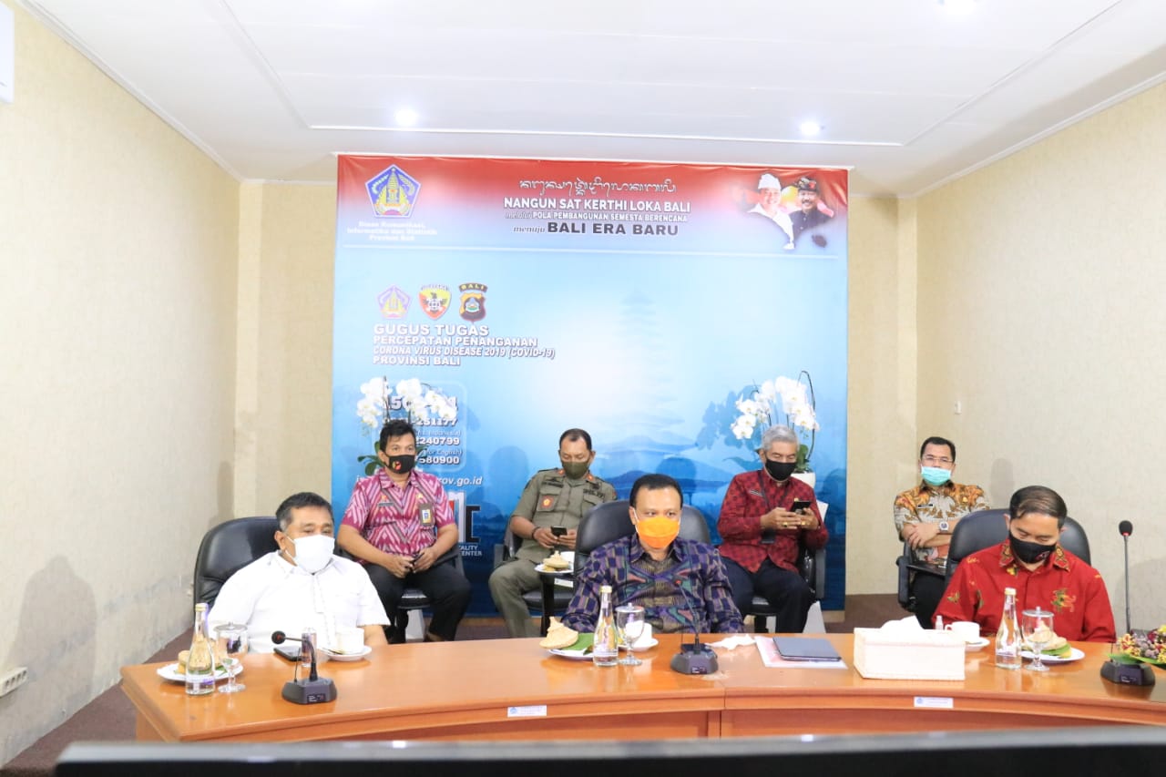 Sekda Bali Hadiri Rakorsus Pemetaan Kerawanan Pilkada Serentak 2020