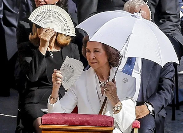 Queen Sofia of Spain attended Mother Teresa's Canonization mass celebrated