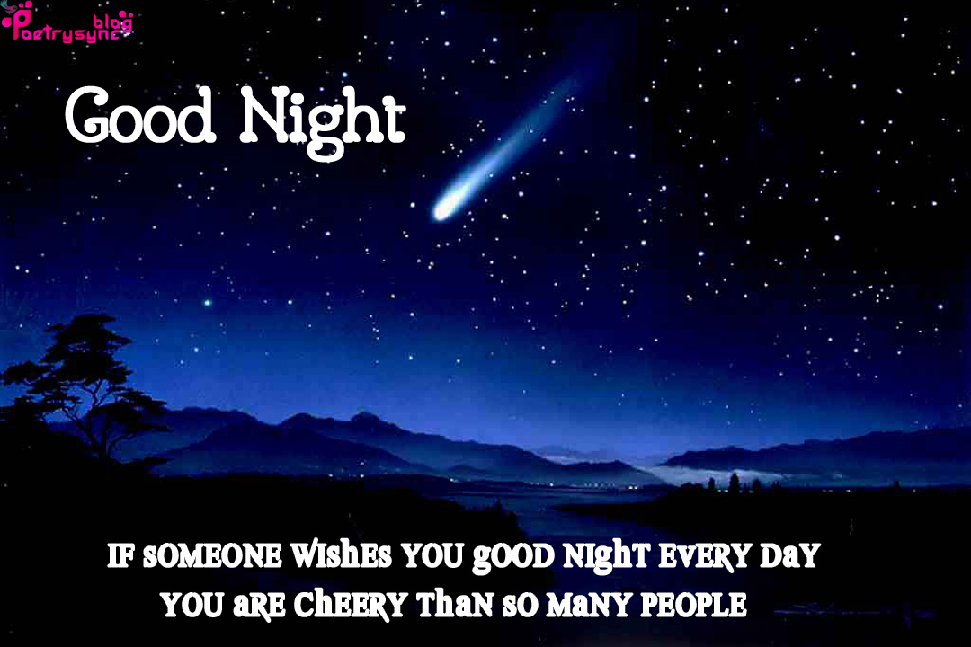 Good Night Wishes Messages with Night Moon Pictures | Poetry