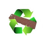 100% újrahasznosított építőanyag