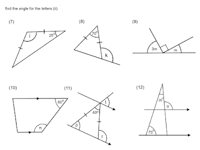 MEDIAN Don Steward mathematics teaching: missing angles