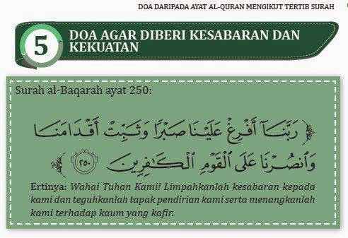 DOA AGAR DIBERI KESABARAN DAN KEKUATAN ~ MaSZiE