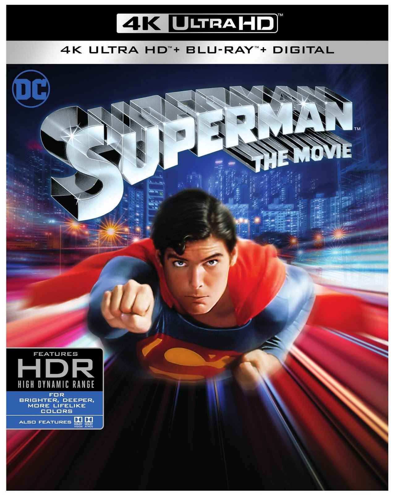 Superman To Be Released On Ultra HD BluRay Combo Pack And Digital