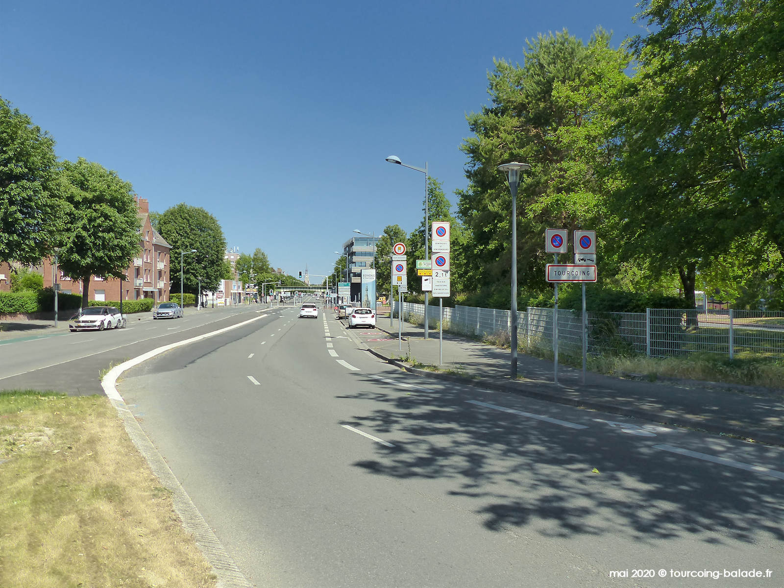 Boulevard Gambetta, Panneau Tourcoing 2020