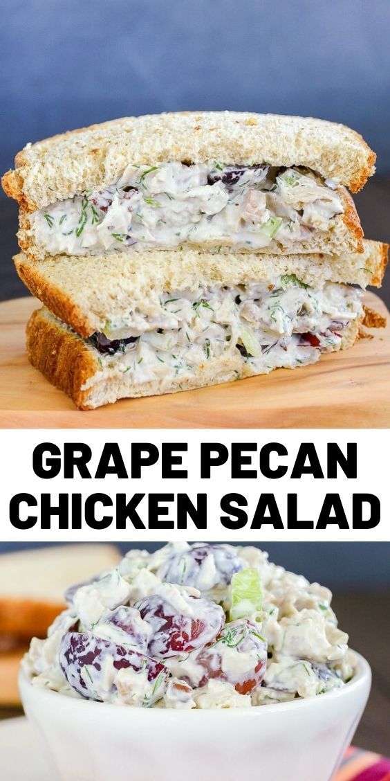 Grape Pecan Chicken Salad Sample Menus Diet