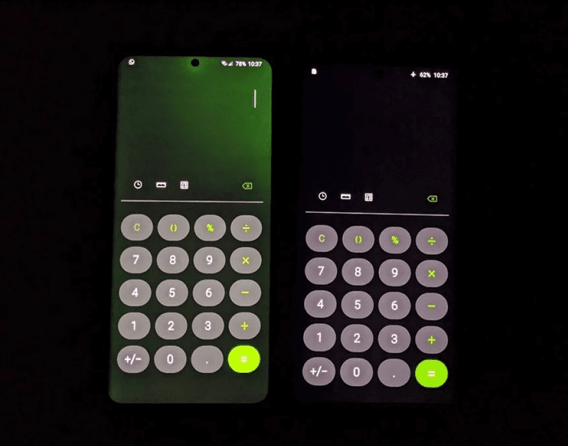 A few Exynos-powered Samsung Galaxy S20 Ultra suffers from green screen tint A few Exynos-powered Samsung Galaxy S20 Ultra suffers from green screen tint